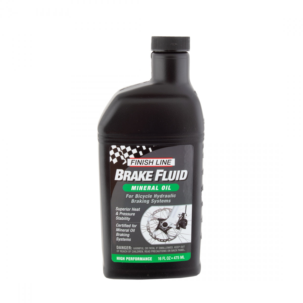 Finish Line Disc Brake Mineral Oil Brake Fluid, 16 Oz, Mineral Oil