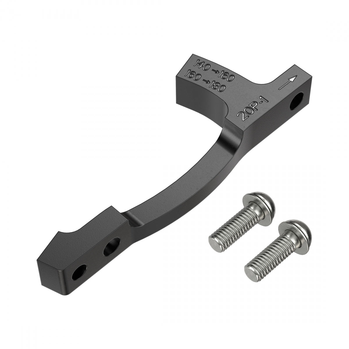 SRAM Post Bracket 20 P 1 Disc Brake Adaptor - For 160mm and 180mm Rotors Only, Includes Bracket and Stainless Steel Bolts