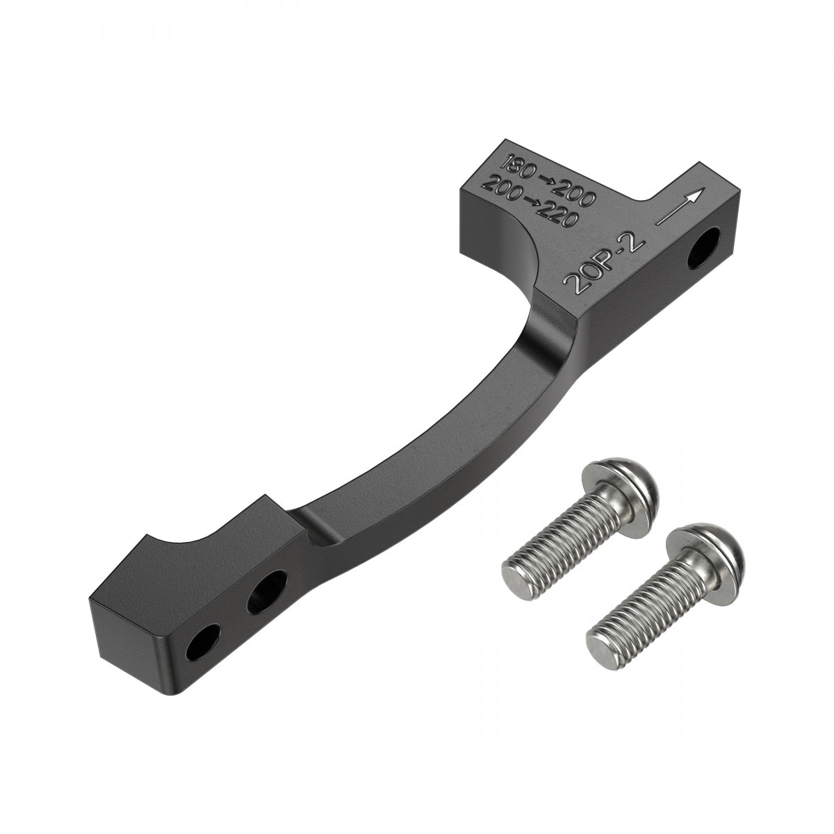 SRAM Post Bracket 20 P 2 Disc Brake Adaptor - For 200mm and 220mm Rotors Only, Includes Bracket and Stainless Steel Bolts