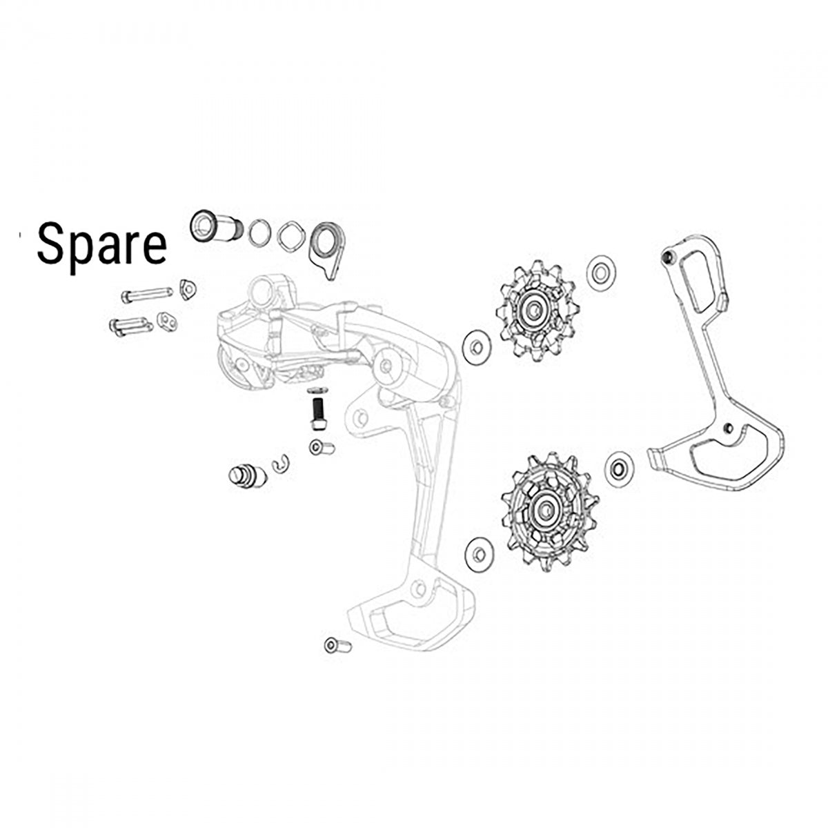 Der Part Sram Pulley Apex Xplr Axs Etap 12T