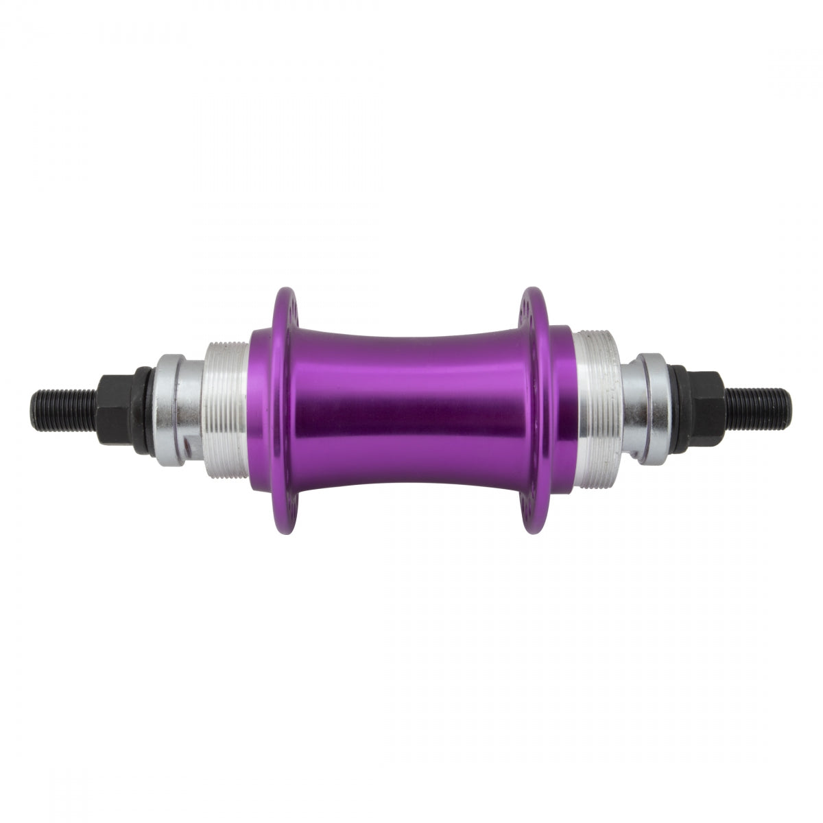 SE Bikes Big Flyer Rear Hub, Bolt-on Single Speed Flip/Flop FW/FW, 36h x 110 x 3/8 axle, Sealed Bearing, Ano-Purple