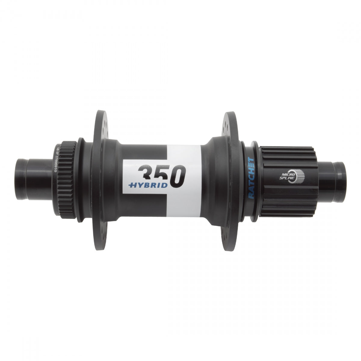 DT Swiss 350 Hybrid Rear Hub - 12 x 148mm, Center-Lock, Micro Spline, Black, 32h, 24pt