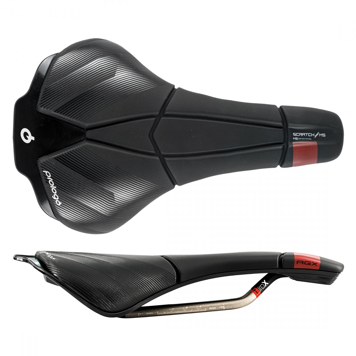 Saddle Prologo Scratch M5 Agx Space Tirox 147 Bk