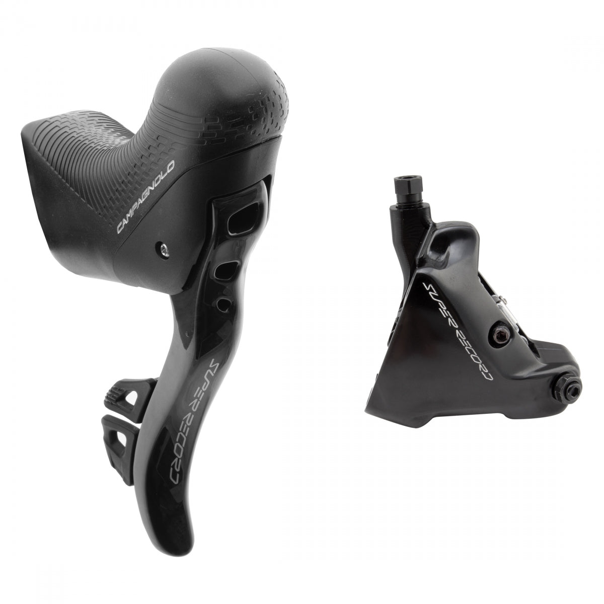 Campagnolo Super Record Ergopower Wireless Control Lever and Brake Caliper - Right/Rear, 12-Speed, 140mm Hydraulic Disc Brake Caliper