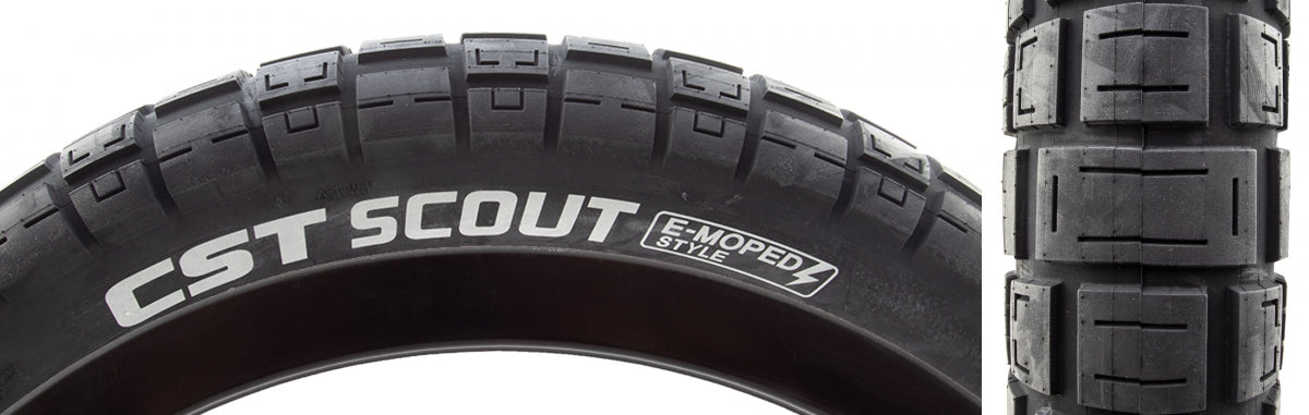 Tire Cstp Scout 20X4.0 Bk/Bk Wire