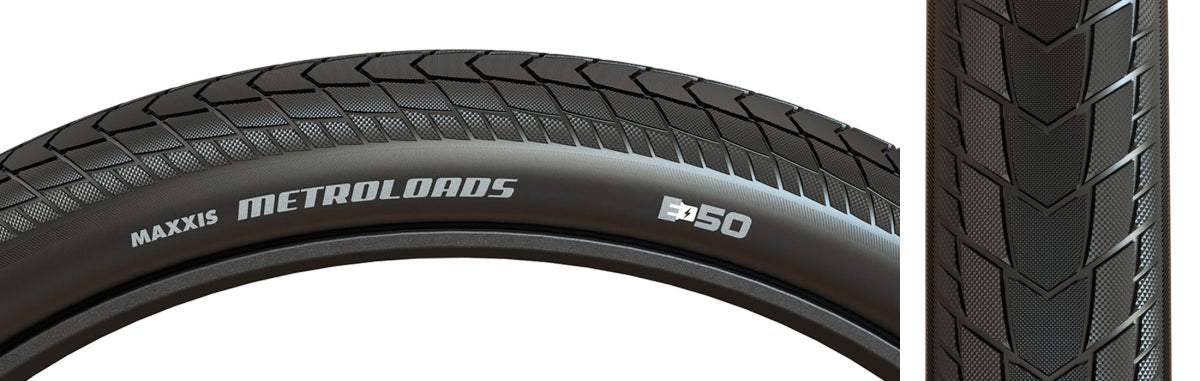 Tire Max Metroloads 20X2.15 Bk Wire/60 Ri/Ref E50