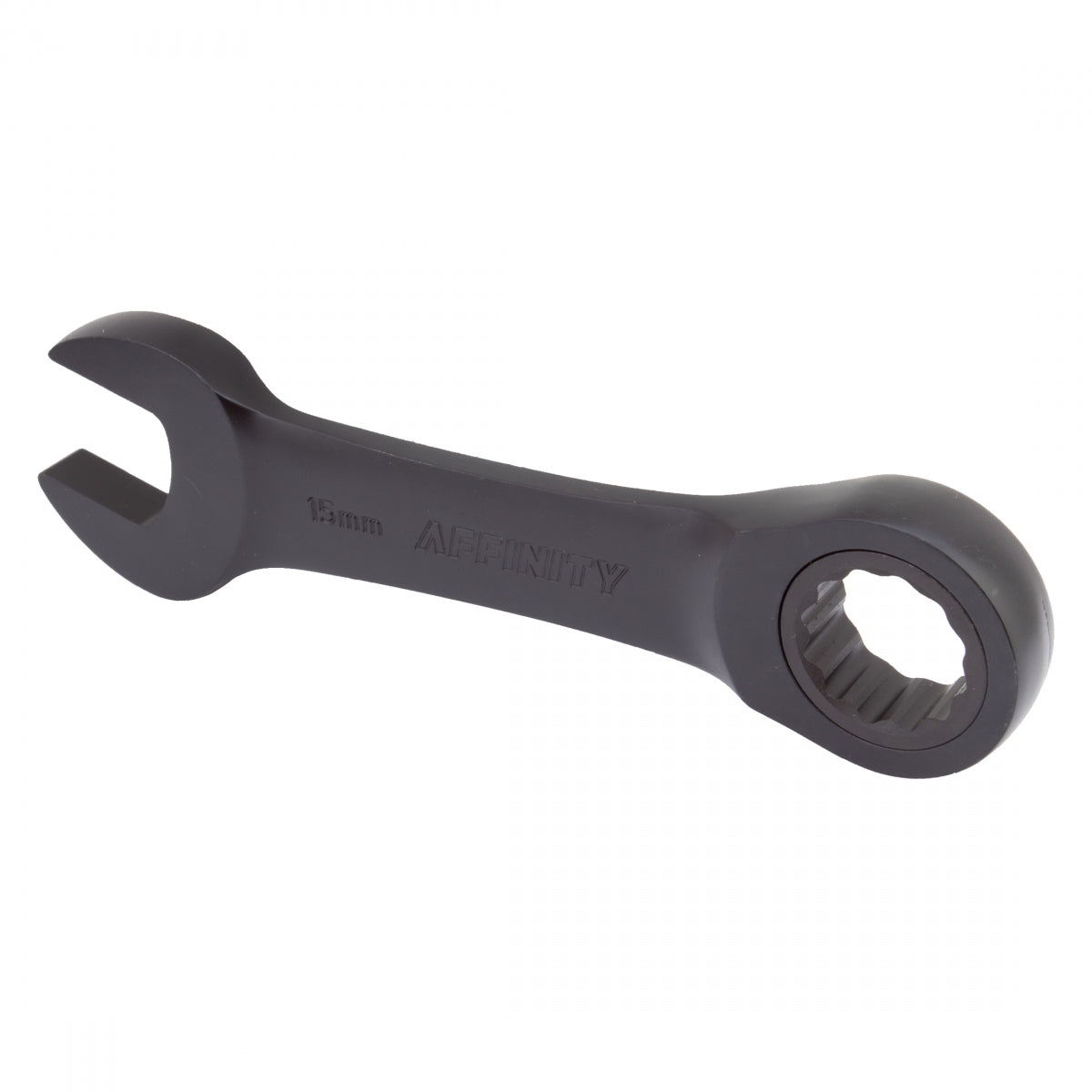 Affinity Slim Pedal Wrench Short Wrenches: Box Open Adjustable, Black, Short, Pedal Wrench, Black, 15mm