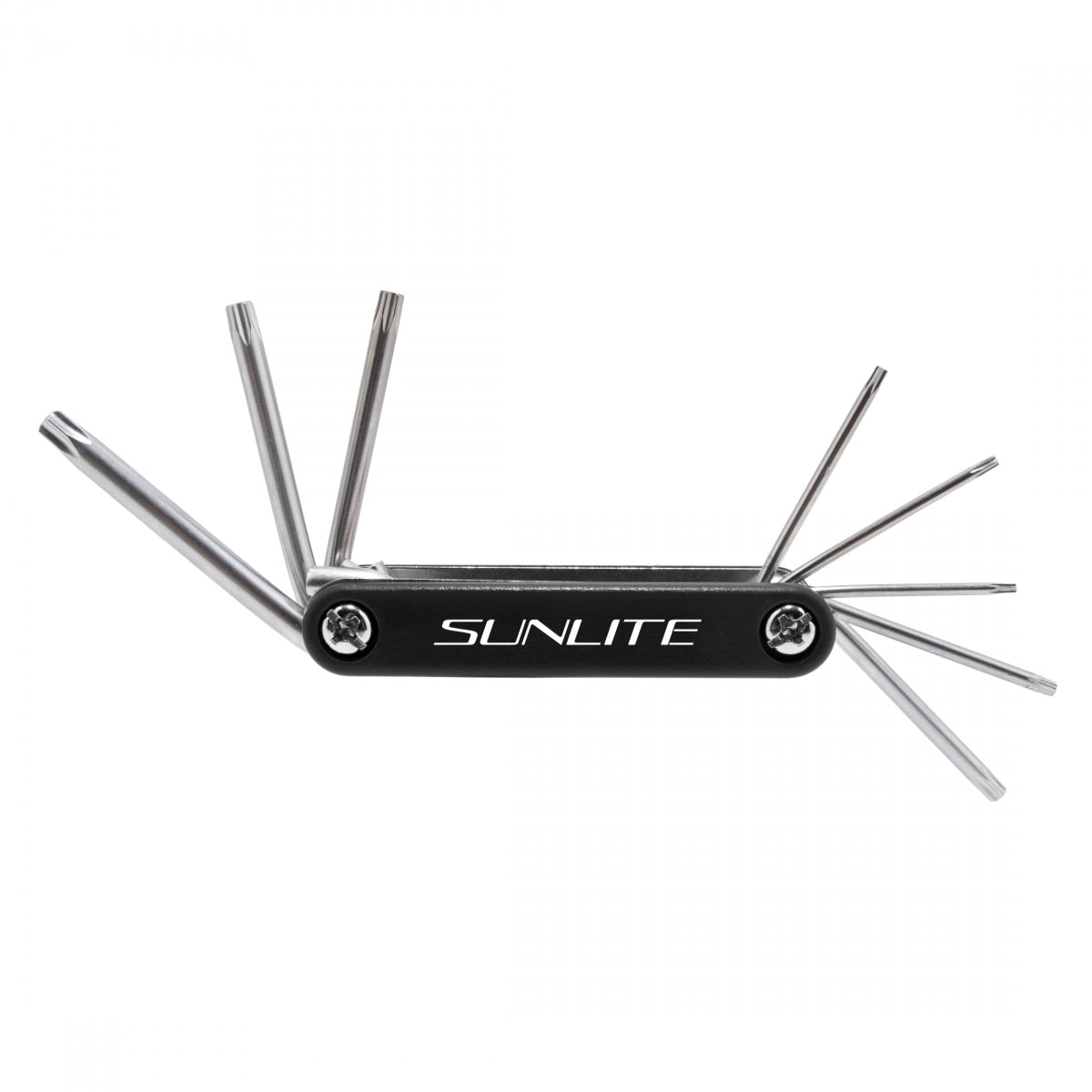Sunlite Folding Torx Wrench Wrenches: Torx, Wrench Set, T7/T9/T10/T15/T20/T25/T30/T40, Black, 10"-15", 20"-25", 27"-30"