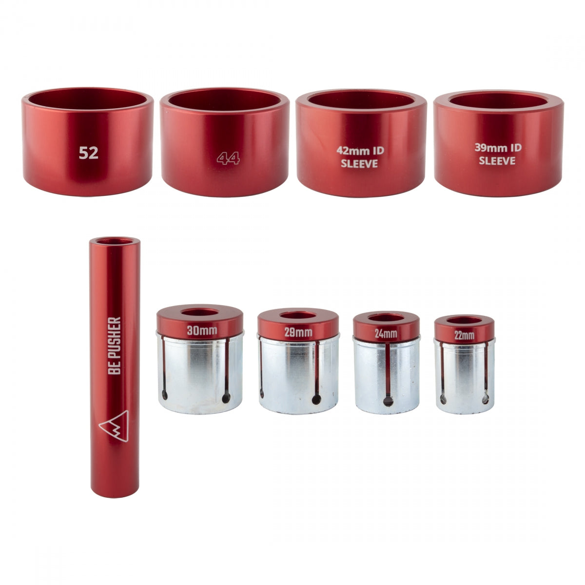 Wheels Manufacturing Bottom Bracket Bearing Extractor Pro Kit Bearing, Bottom Bracket Bearing Extractor, 22,24,29,30mm Id Bearings, Red