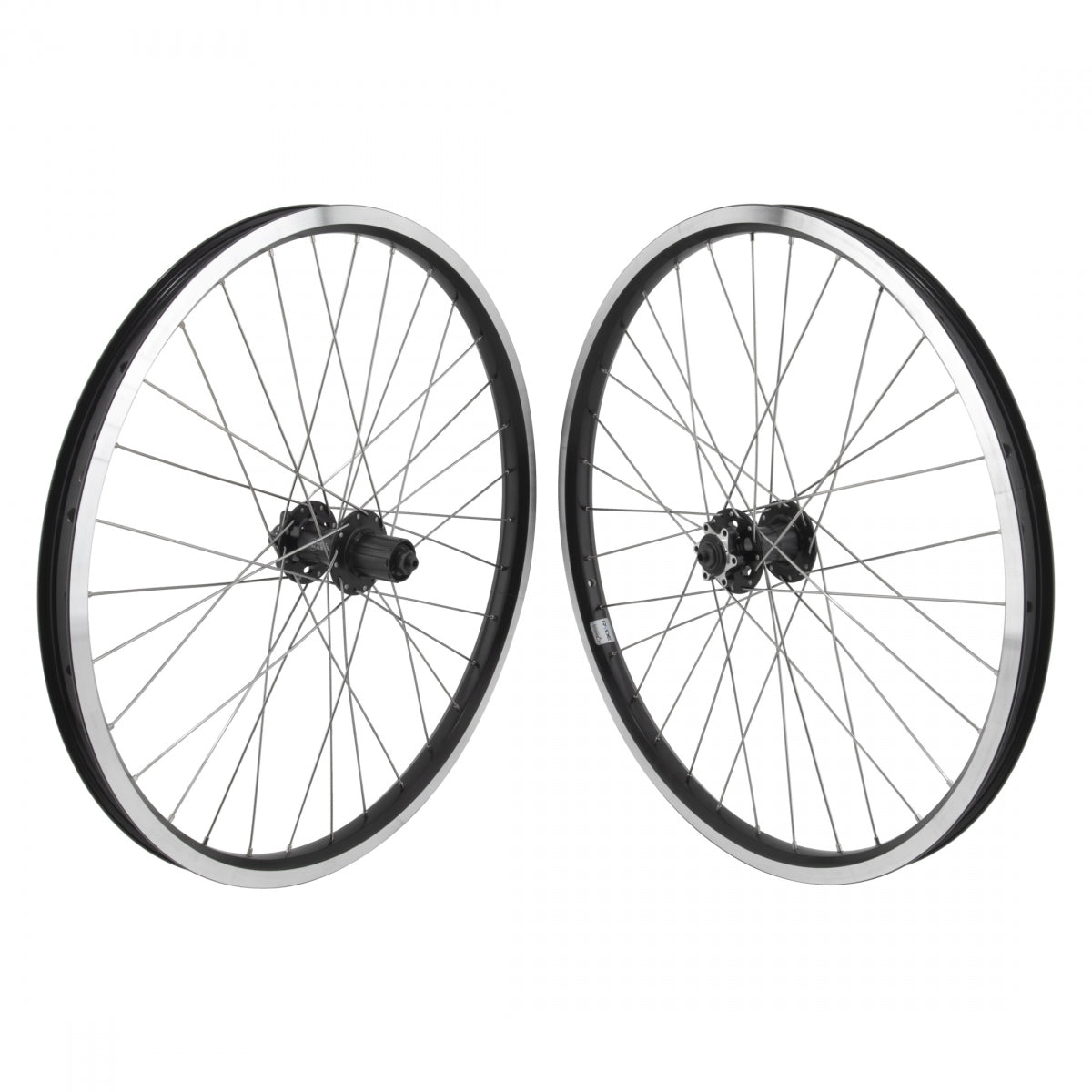 24" Wheelset Ryde Andra 40 Black MSW rims, 507x24 32h MT2000 hubs, 8-10s cass, 6-Bolt disc, QR 100/135mm DT 2.0mm Silver spokes