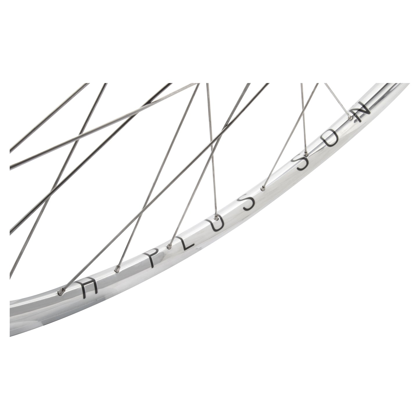 H Plus Son Archetype Silver Rims Miche Hubs Track Bike Wheelset