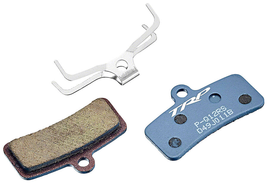 TRP P-Q12RS Disc Brake Pad - Performance Resin Compound, For TRP 4-Piston Disc Brakes