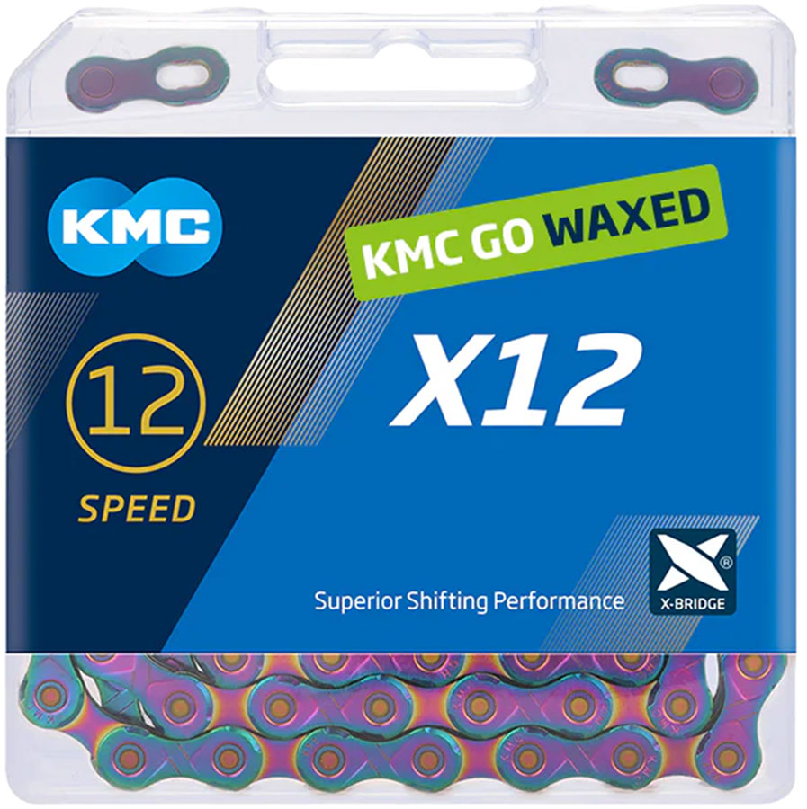kmc-x12-waxed-chain-12-speed-126-links-aurora-blue