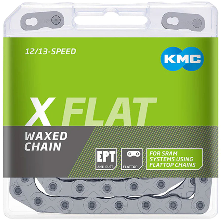 kmc-x-flat-ept-waxed-chain-12-13-speed-126-links-compatible-with-sram-t-type-and-axs-systems-silver