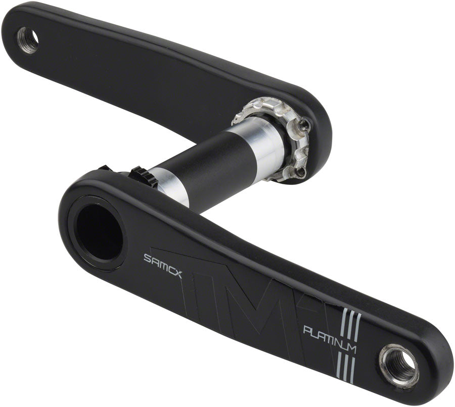 Samox Platinum TM-1 Carbon Crankset - 165mm, 3-Bolt, Direct Mount, DUB Spindle, Black