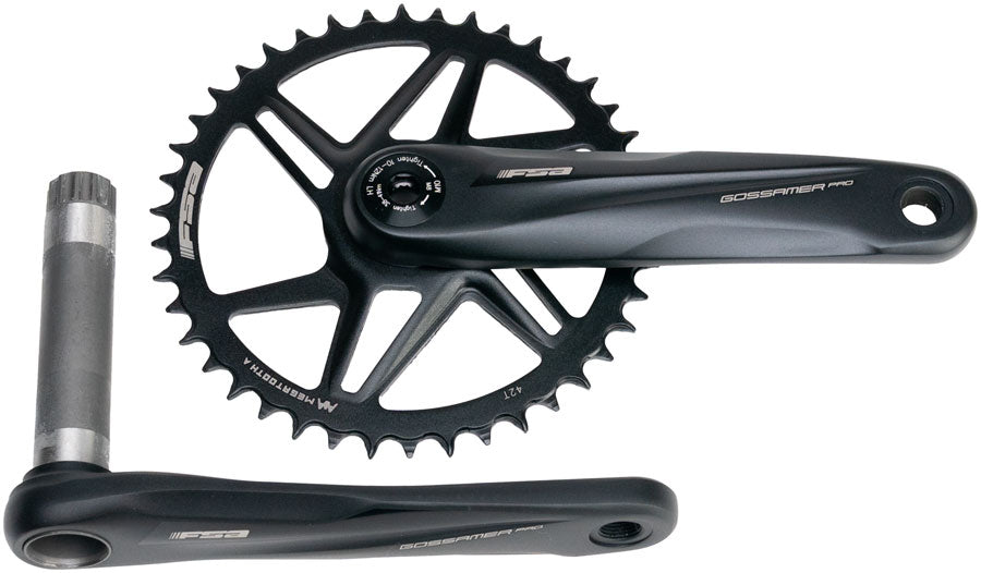 Full Speed Ahead Gossamer Pro AGX+ 1x Crankset - 175mm, 11-Speed, 42t, Direct Mount, MegoExo Spindle, Black