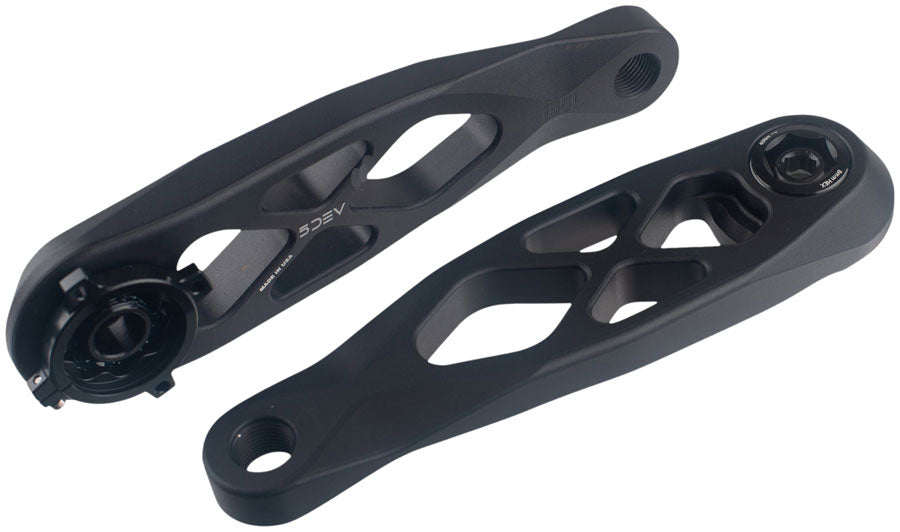 5dev-r-spec-trail-enduro-crankset-155mm-7050-billet-aluminum-3-bolt-dm-chainring-interface-black