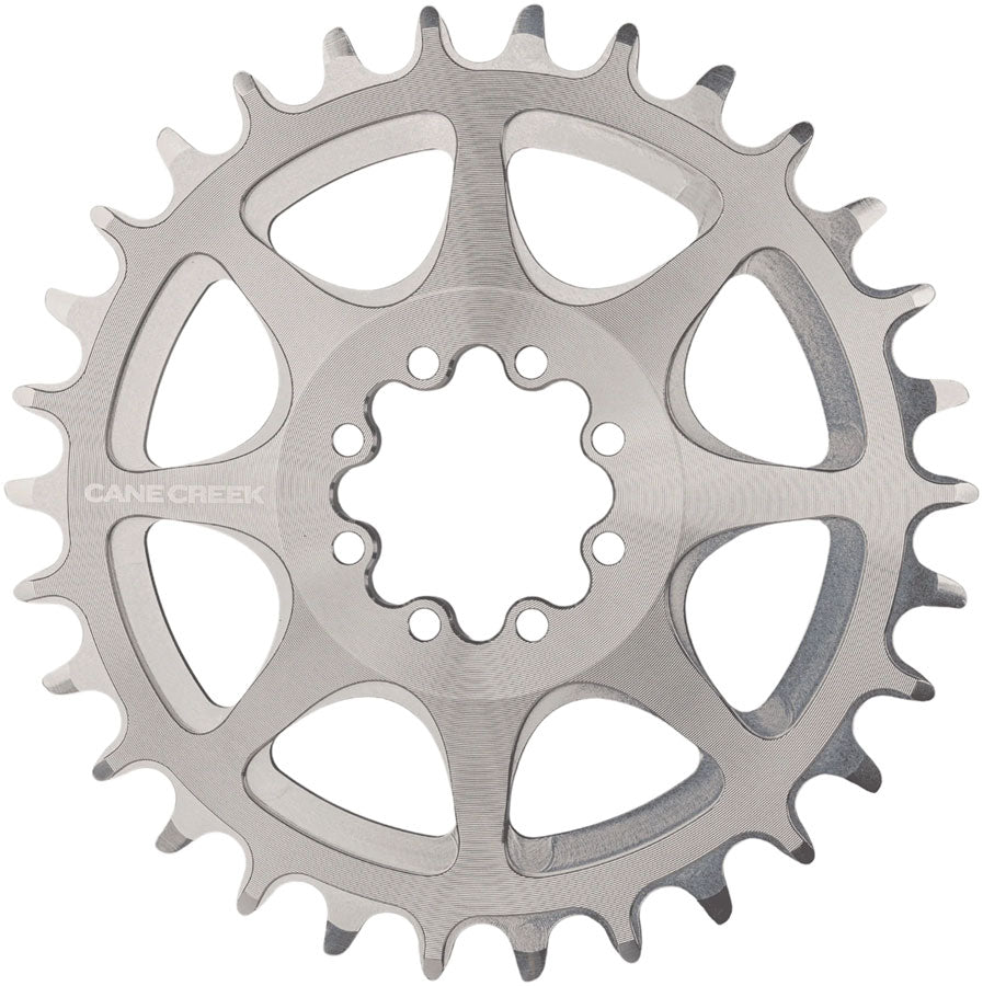 Cane Creek Direct Mount Chainring - 30t, 8-Bolt Direct Mount, 3mm Offset, Ti Gray