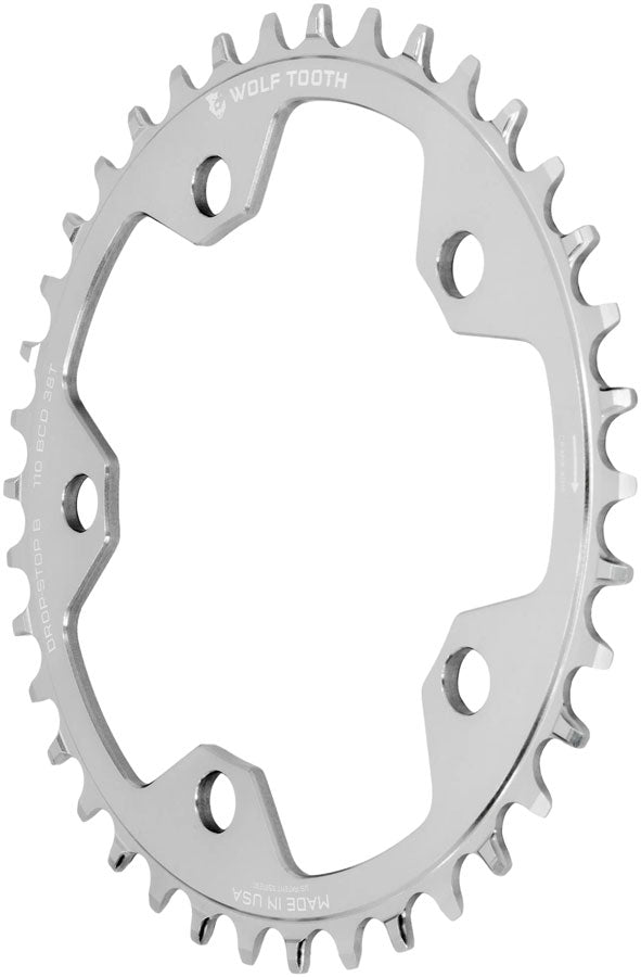 wolf-tooth-110-bcd-cyclocross-and-road-chainring-38t-110-bcd-5-bolt-drop-stop-b-raw-silver