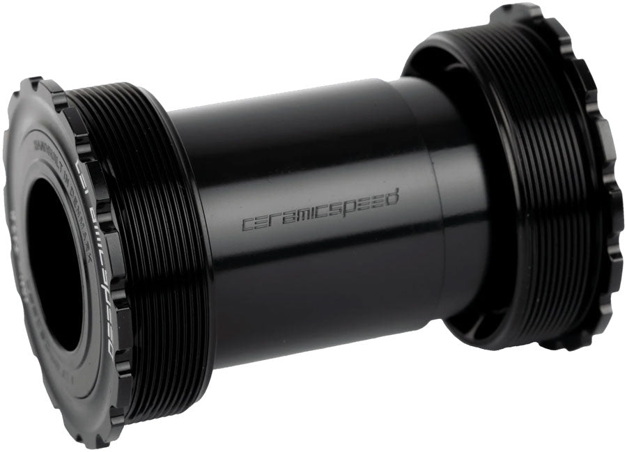 CeramicSpeed BB ALPHA Bottom Bracket - T47, 86mm, For 24mm/Shimano Spindle, Road, Black