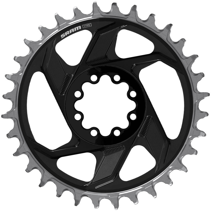 SRAM XX Downhill T-Type Direct Mount Chainring - 34t, 7-Speed, 8-Bolt Direct Mount, 6mm Offset, Aluminum, D1