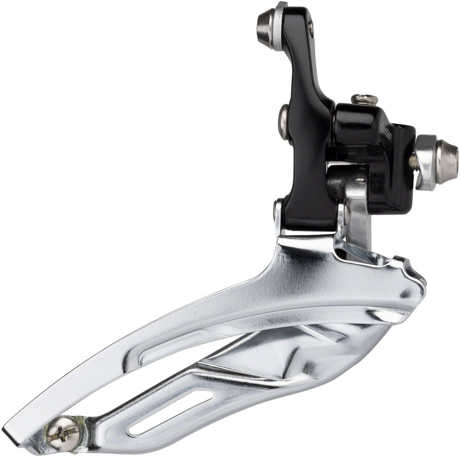 microSHIFT R438 Front Derailleur - 8-Speed, Triple 52/42/30t, Braze-On, Shimano Compatible