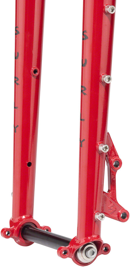 surly-dinner-fork-27-5-15x110mm-thru-axle-1-1-8-straight-steerer-420mm-axle-to-crown-steel-pile-of-bricks-red