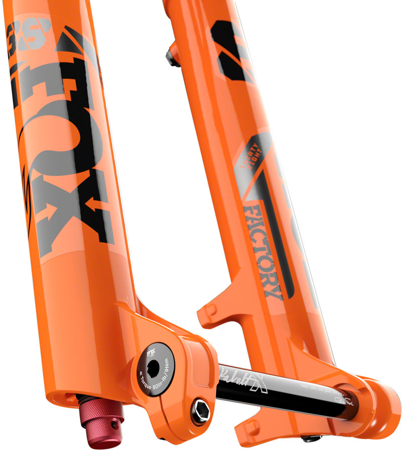 FOX 38 Factory Suspension Fork - 29", 170 mm, 15 x 110 mm, Kabolt-X, 44mm Offset, GRIP X2 Damper, 58HT, Shiny Orange