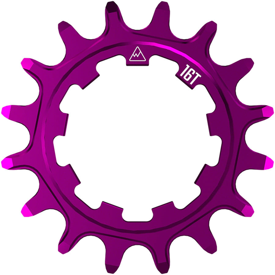Wheels Manufacturing SOLO-SPEED Cog - 16t, Fits SOLO-SPLINE and SOLO-XD kits, Purple