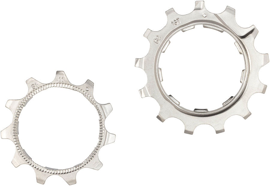microSHIFT Sword Replacement Cog Kit - 11t (B1) and 13t (B1) Cogs for 10-Speed Sword Cassette, Nickel