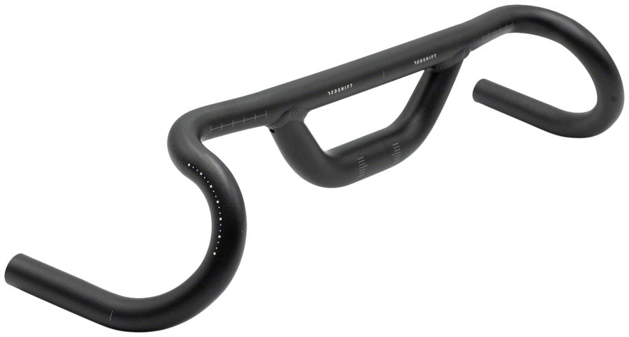 Redshift Sports Top Shelf Road Drop Handlebar - Aluminum, 31.8mm, 53cm, 70mm Rise, Black