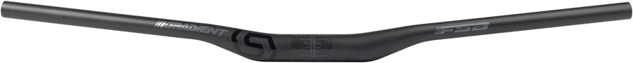 Full Speed Ahead Gradient Carbon Riser Handlebar - Carbon, 35mm Clamp, 20mm Rise, 800mm, Black
