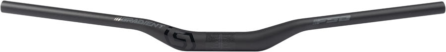 Full Speed Ahead Gradient Carbon Riser Handlebar - Carbon, 35mm Clamp, 30mm Rise, 800mm, Black