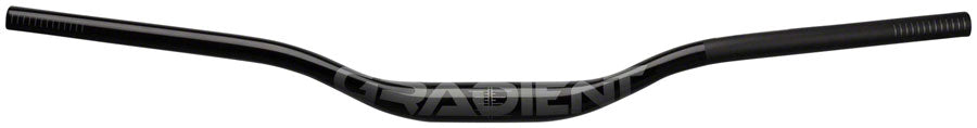Full Speed Ahead Gradient Alloy Riser Handlebar - Aluminum, 31.8mm Clamp, 25mm Rise, 800mm, Black, B2