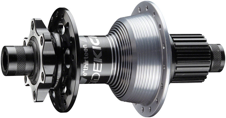 e-thirteen-sidekick-rear-hub-12-x-148mm-6-bolt-micro-spline-black-sterling-silver-32h