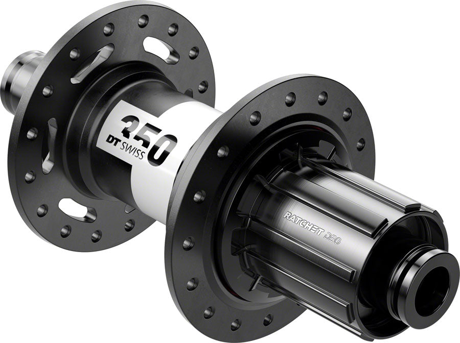 DT Swiss 350 DEG Rear Hub - 12 x 148mm, Center-Lock, HG 11 MTN, Black, 32H, 72pt