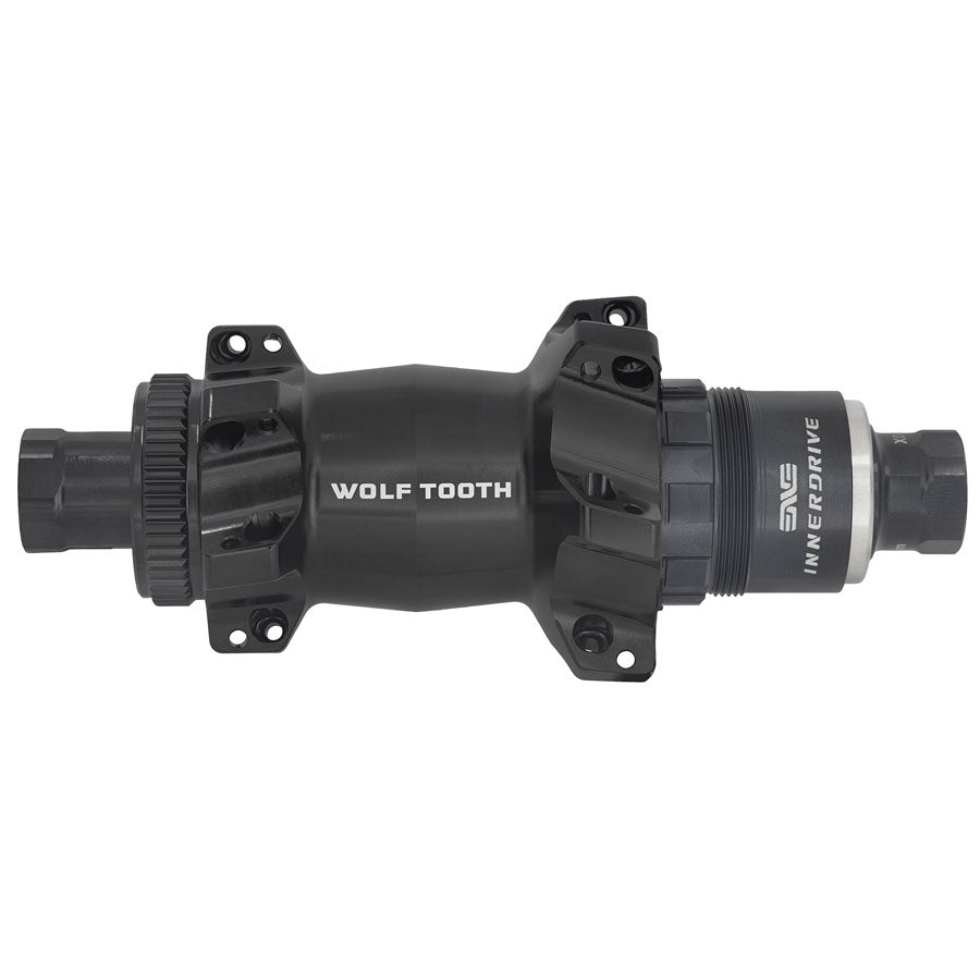 Wolf Tooth Road/Gravel Rear Hub - 12 x 142mm, Center-Lock, XDR, Innerdrive Ratchet 40, Black, Straight Pull, 24H