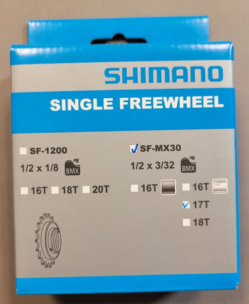 SF-MX30 Shimano 17 tooth single speed freewheel