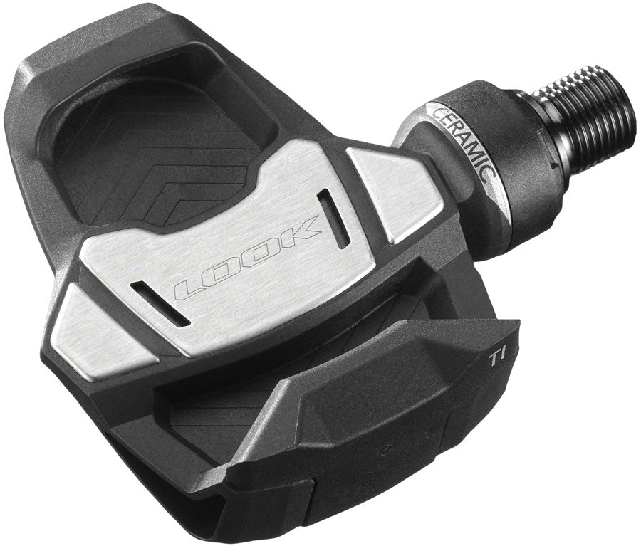 Look Kéo Blade Carbon ceramic Titan LOOK KEO Blade Carbon Ceramic Ti Pedals - Single Sided Clipless