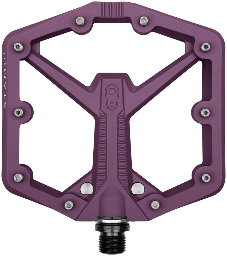 Crankbrothers Stamp 1 Gen 2 Pedals - Platform, Composite, 9/16", Purple, Large