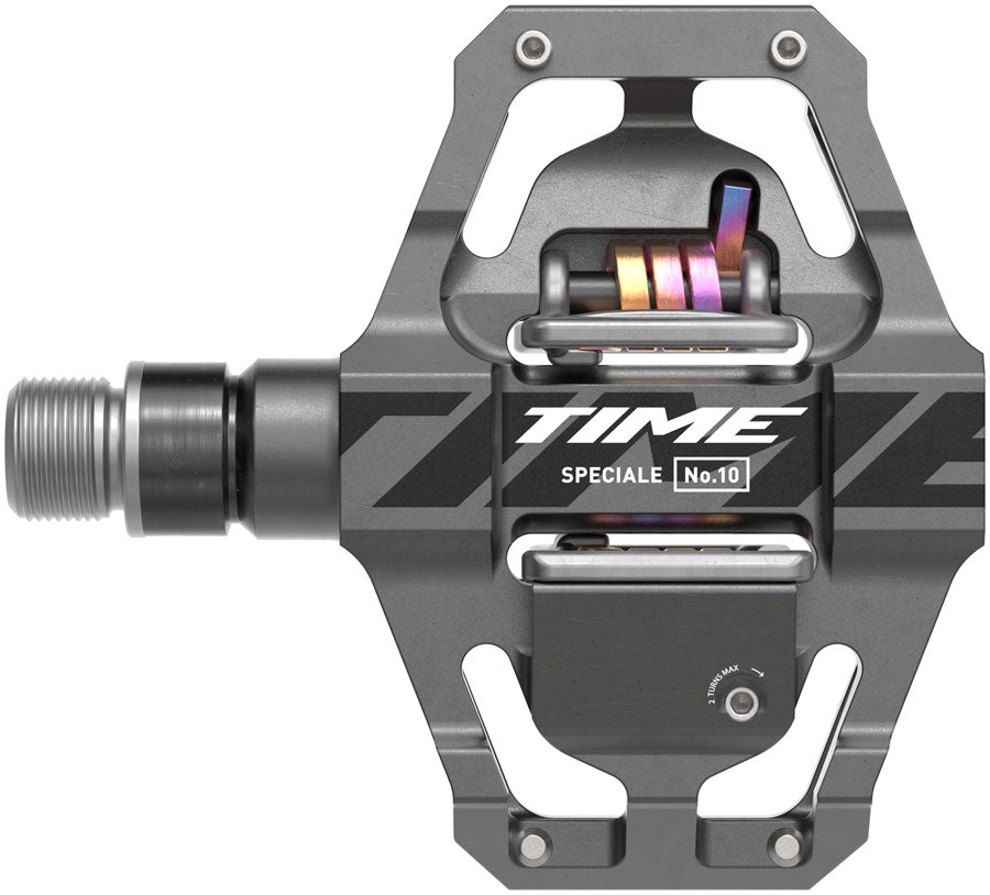 Time Speciale 10 Pedals - Dual Sided Clipless with Platform, Aluminum, 9/16", Gray, Small, B1