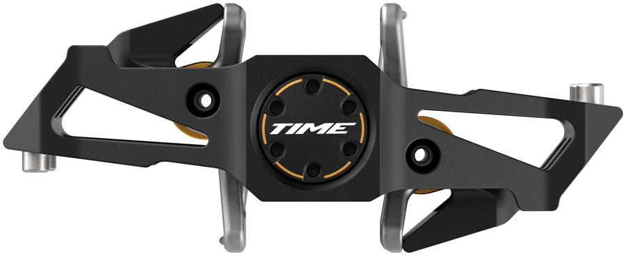 pedal-time-speciale-12-small-aluminum-body-and-titanium-spindle-including-atac-standard-cleats-black-gold-b1