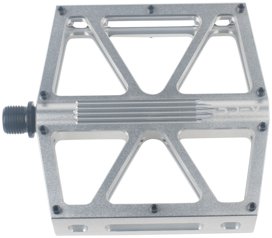 5DEV Flatline Pedals - Platform, Aluminum, 9/16", Raw