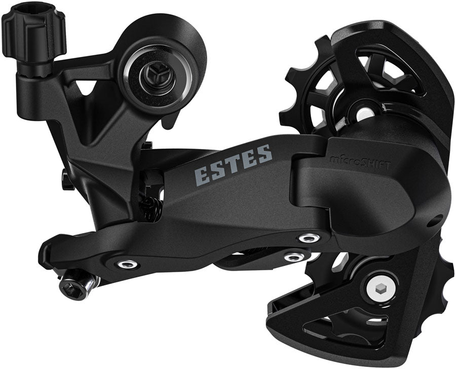 microSHIFT Estes 1x Rear Derailleur - 7/8/9-Speed, Super Short Cage, 28-32t Max Cog, 11-14t Min Cog, 21t Capacity, Black