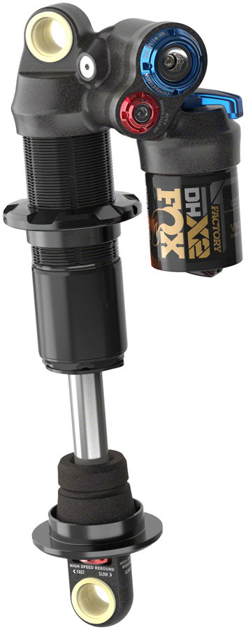 FOX DHX2 Factory Rear Shock - Metric, 210 x 55 mm, 2-Position Lever, Hard Chromoly Damper Shaft