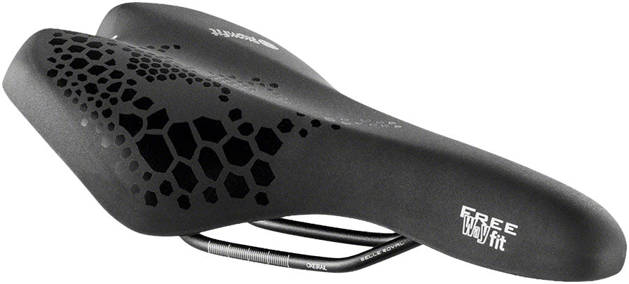 Selle Royal Freeway Fit Saddle - Steel, Black, Athletic