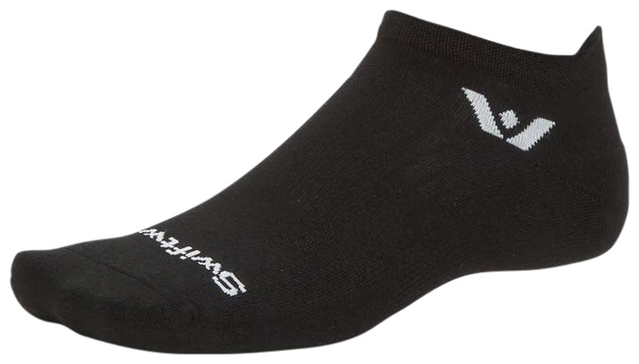 Swiftwick Aspire No Show Socks - Circuit Black, Medium