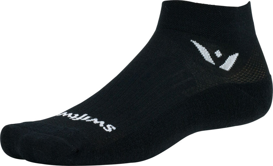 Swiftwick Pursuit Ankle Socks - Black, Large