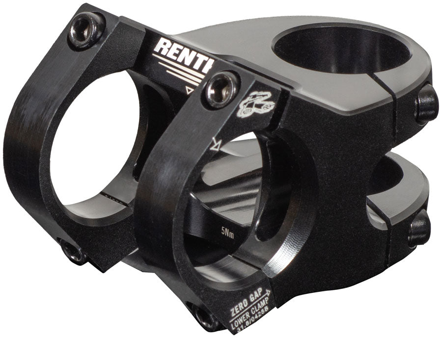 Renthal Apex Stem - 50mm, 31.8 Clamp, +/-5, 1 1/8", Aluminum, Black/Black
