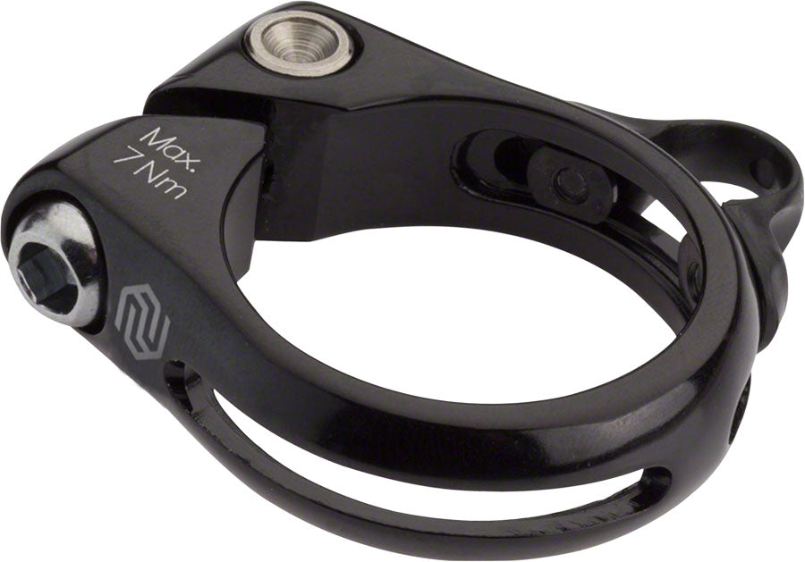 Promax DP-1 Dropper Seatpost Clamp - 34.9mm, Bolt-On, Black